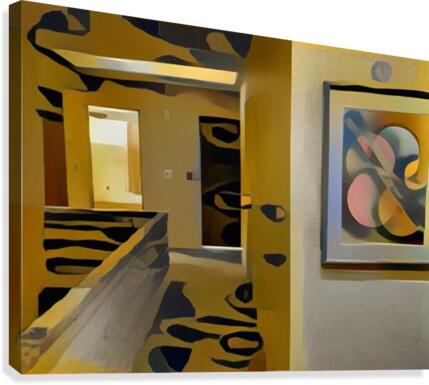 Abstract room Canvas Print