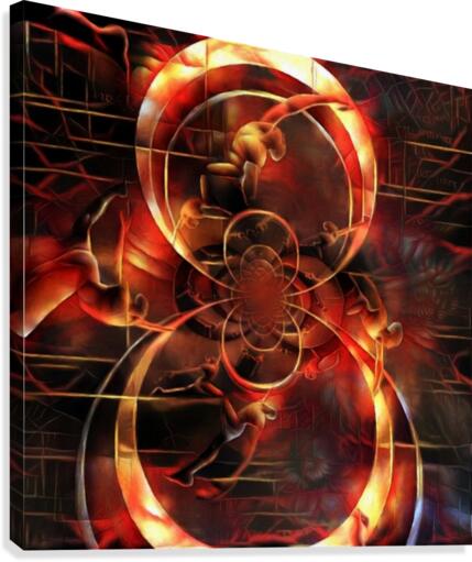 Running Man Canvas Print