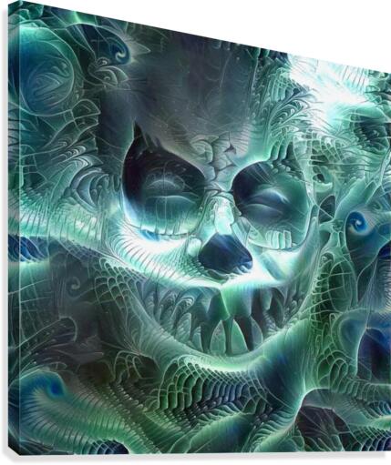 Scary Face Canvas Print