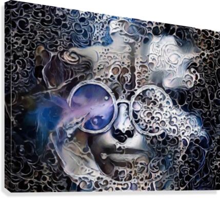 Abstract Face Canvas Print