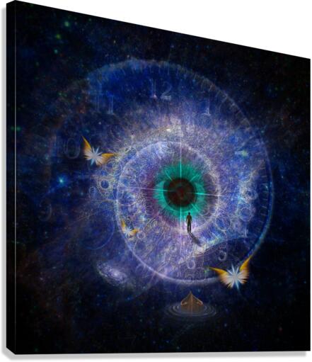 Gods eye Canvas Print