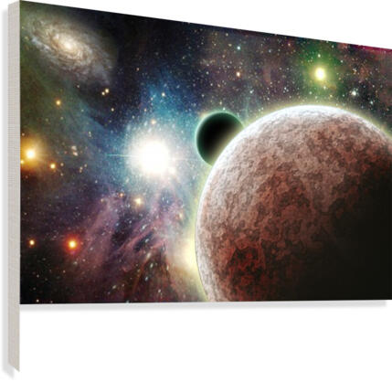 Color Filled Bottles Canvas Print
