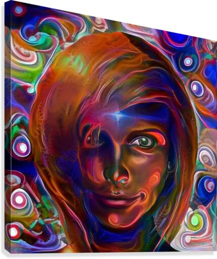 Womans Face Canvas Print