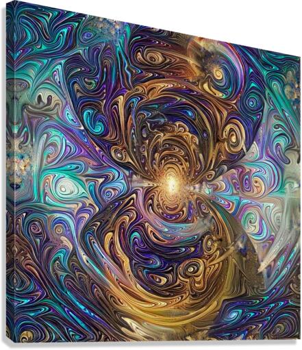 Colorful Vortex Canvas Print
