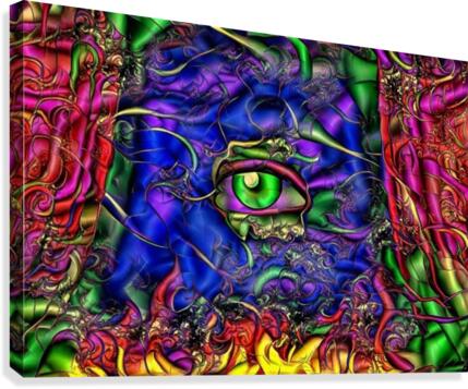 Green Eye Canvas Print