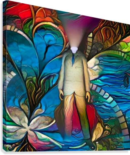 Light in Head Canvas Print