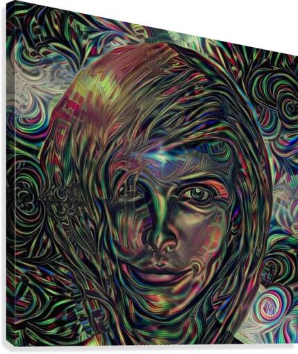 Womans Face Canvas Print
