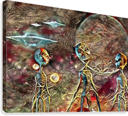 Aliens Canvas Print
