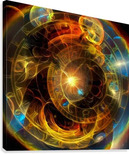 Astronomical Time Canvas Print