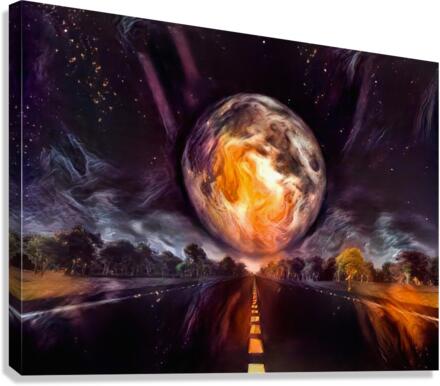 Full Moon Canvas Print