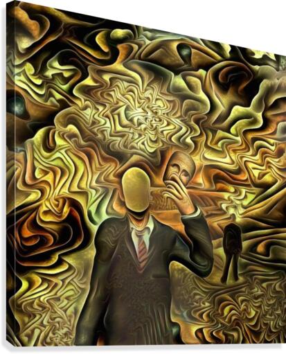 Faceless Man Canvas Print