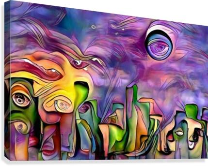 Fabulous Town Canvas Print
