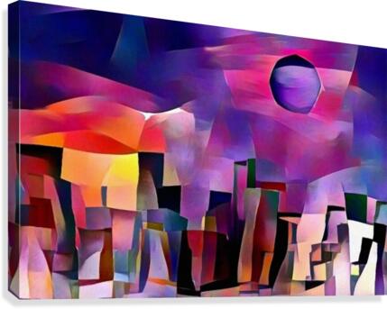 Dream Town Canvas Print