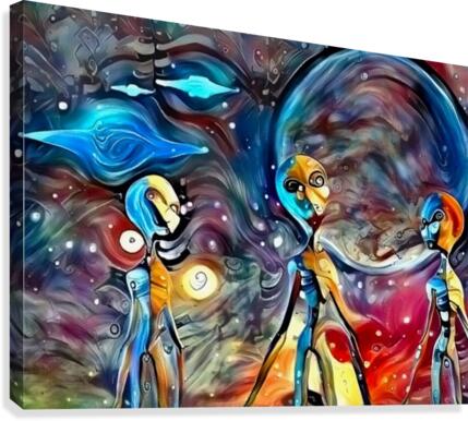 Aliens Canvas Print