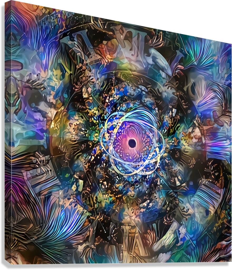 Atom Time Canvas Print