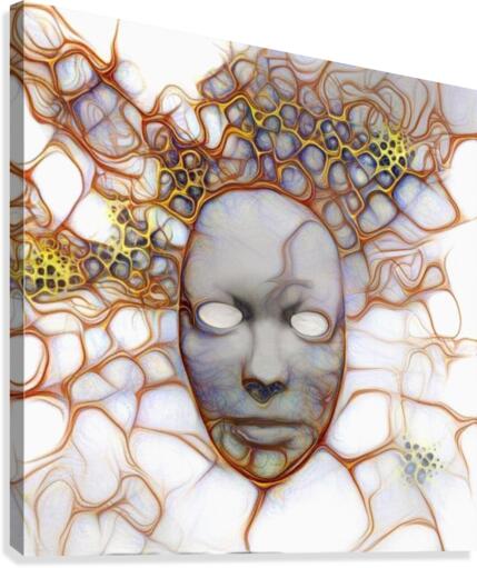 White Mask Canvas Print