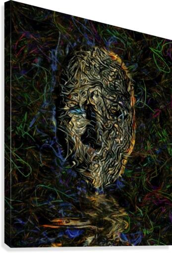 Dark Face Canvas Print