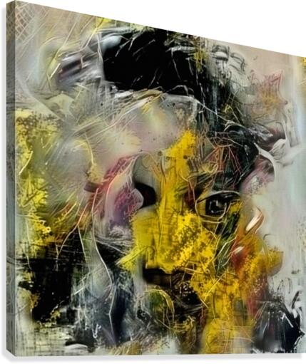 Mythical Face Canvas Print