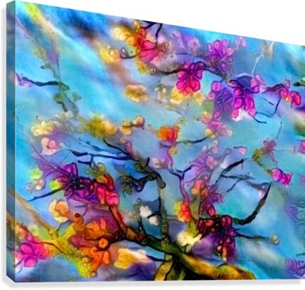 Trees in Bloom Canvas Print