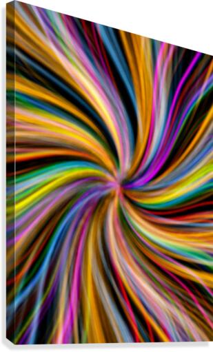 Colorful Vortex Canvas Print