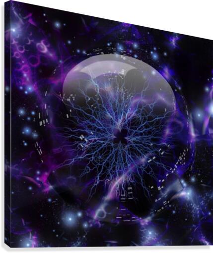 Plasma Ball Canvas Print