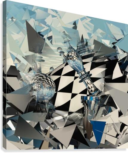 Surreal Chess Canvas Print