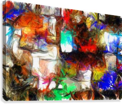 Abstract Squares Canvas Print