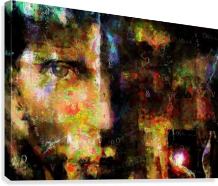 Abstract Face Canvas Print