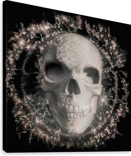 Human Skull Canvas Print