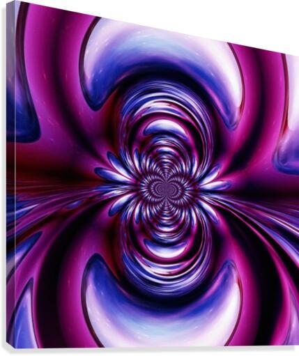 Purple Space Canvas Print