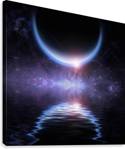 Dark Planet Canvas Print