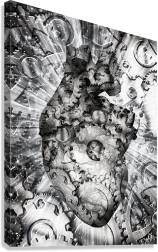 Machine Heart Canvas Print