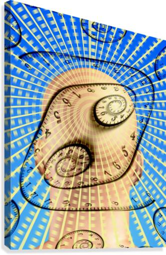 Time Bent Canvas Print