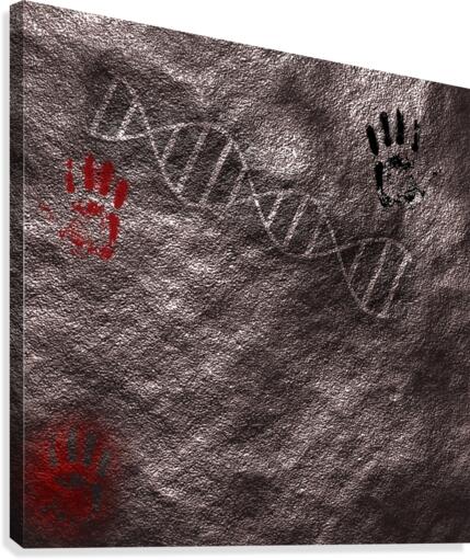 Interference with DNA Canvas Print