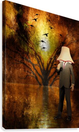 Lamp Man Canvas Print