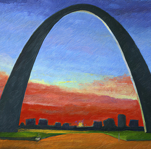 Gateway Arch at Sunrise