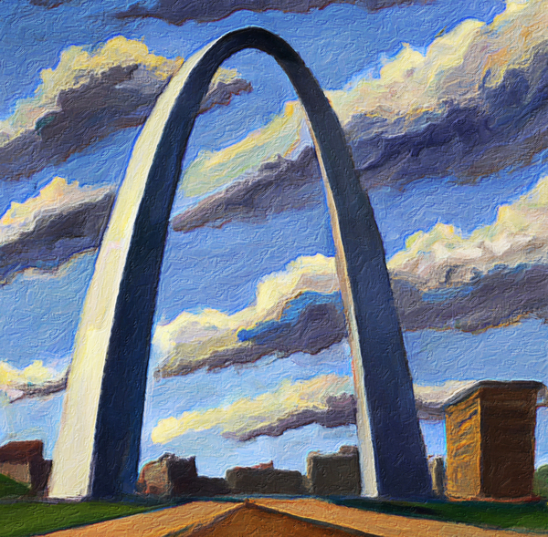 Arch in the Clouds Print