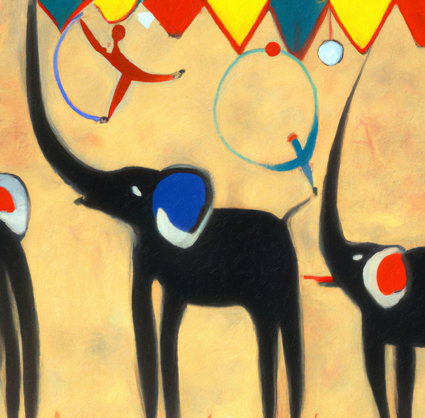 Circus Elephants III by aiddia