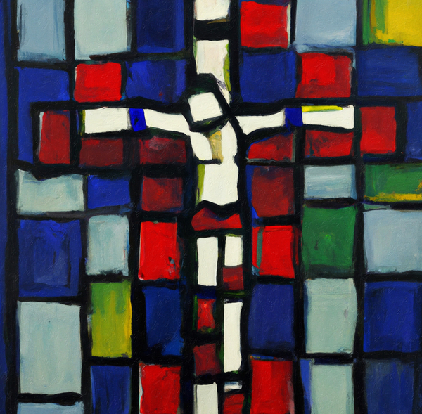 Crucifix X Print