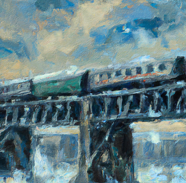December Crossing Print