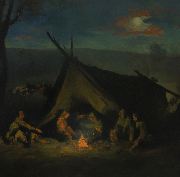 Evening Campfire Print