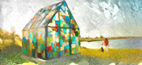 Glass House Print
