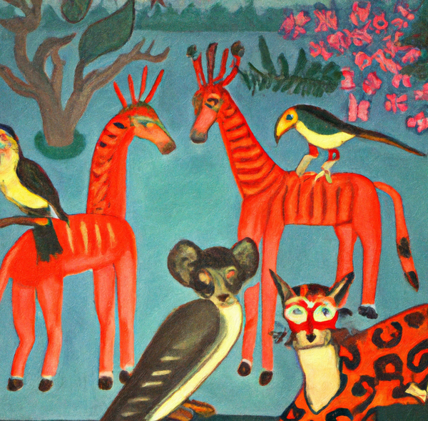 Magic Animals Print