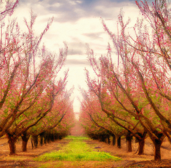 Peach Tree Grove Print