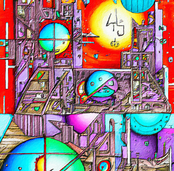 Precision City II Print