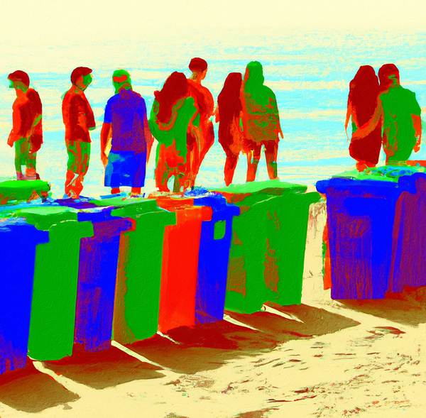 Recycled Beach Colors by aiddia