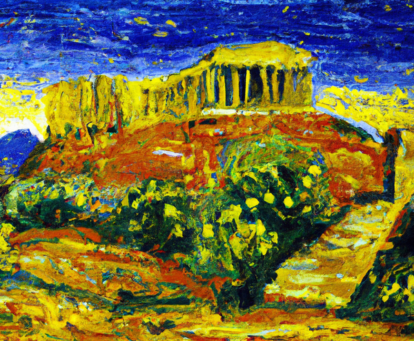 The Acropolis V Print