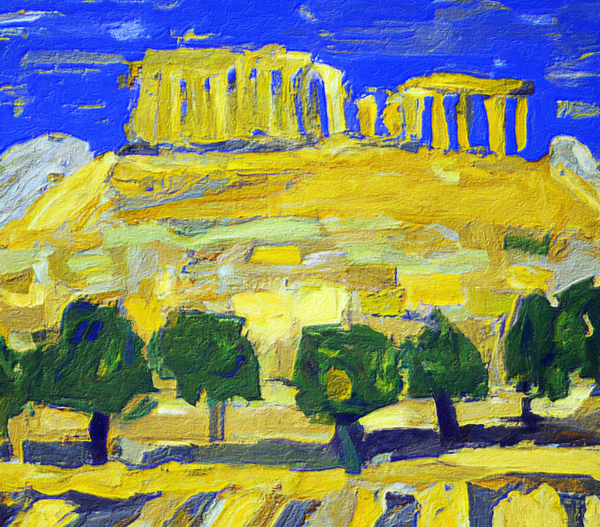 The Acropolis VI Print
