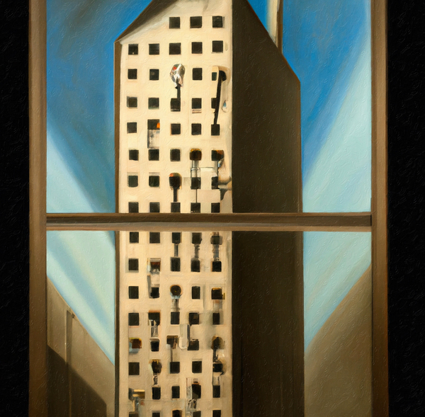 The Building in the Window by aiddia