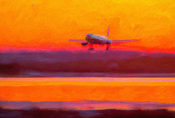 Three Point Landing Print